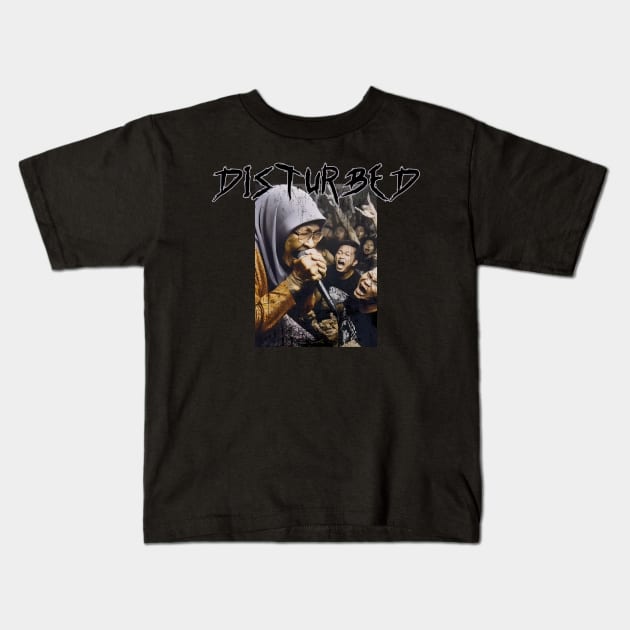 disturbed granny scream Kids T-Shirt by tripanca mineral